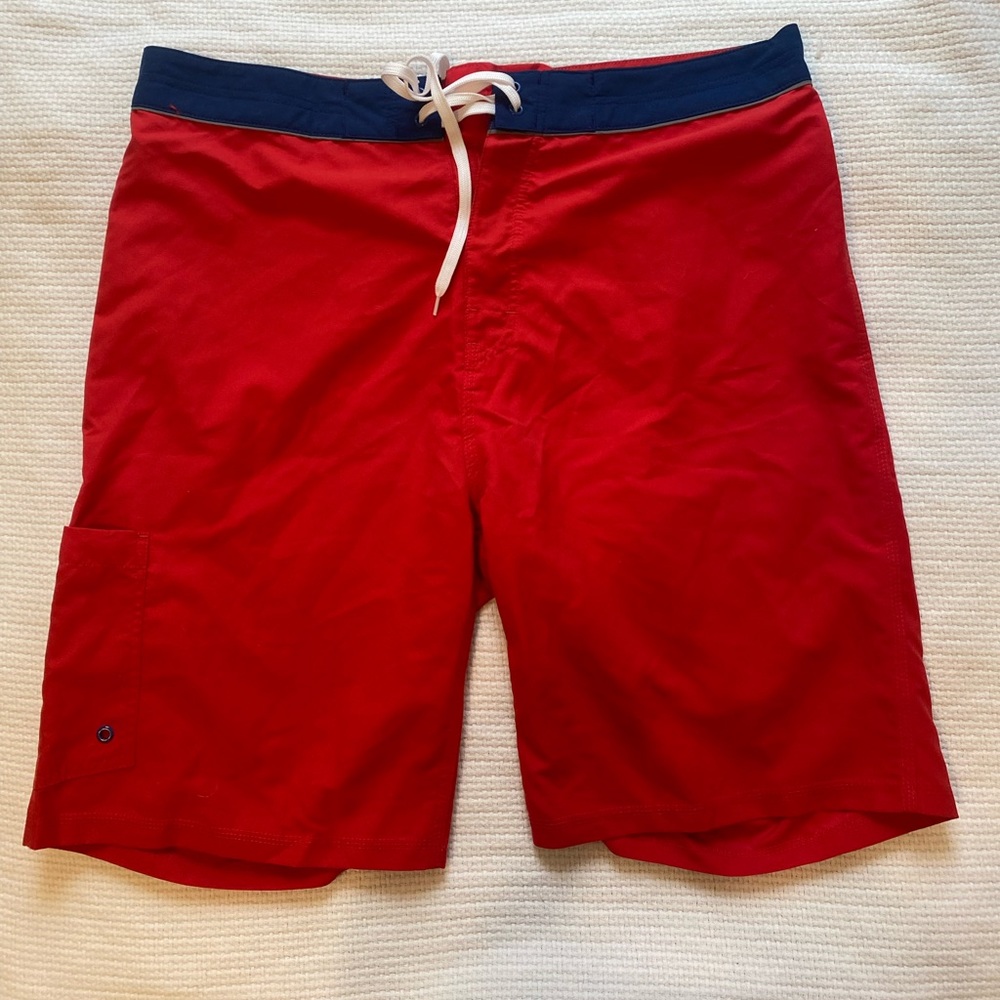 Old Navy California red bathing suit.